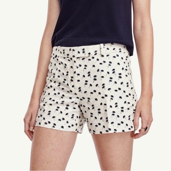 Ann Taylor Palm Trees Devin City Shorts sz 6 - Picture 2 of 10